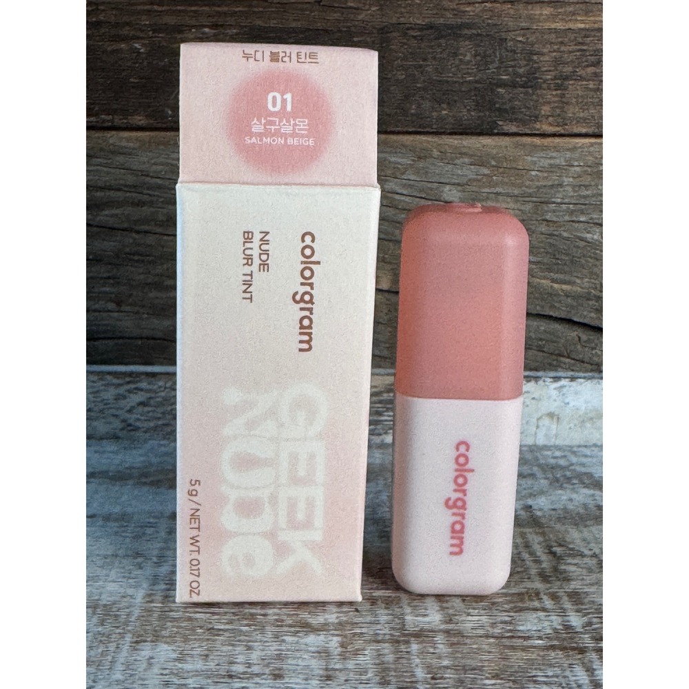 Colorgram Nude Blur Tint | 01 Salmon Beige | Rare Discontinued NIB | MSRP $15